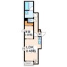 熊本市電Ａ系統<熊本市交通局>/田崎橋駅 徒歩11分 3階 1年未満 1LDKの間取り