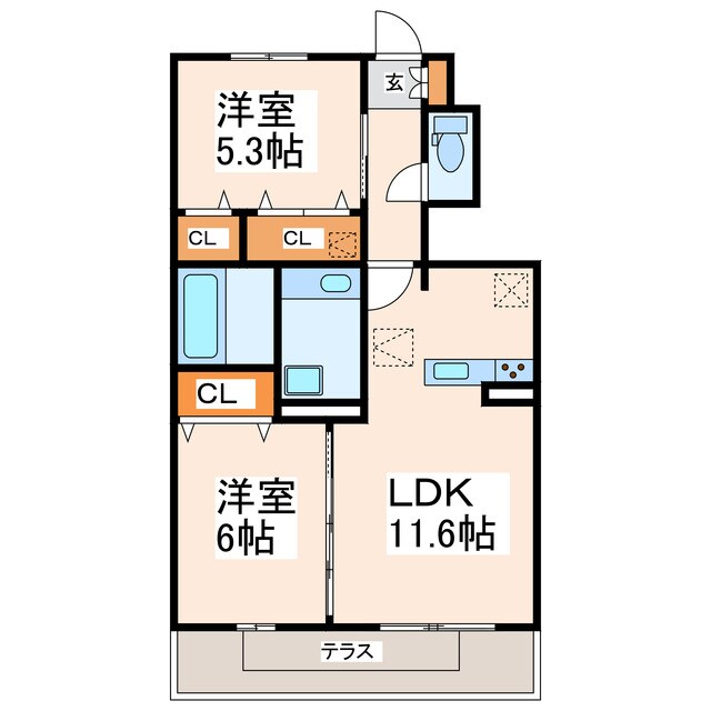 間取り図 熊本市電Ａ系統<熊本市交通局>/田崎橋駅 徒歩28分 1階 建築中