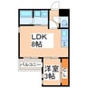 R－smart本妙寺 1LDKの間取り