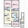 鹿児島本線/西熊本駅 徒歩26分 2階 建築中 3LDKの間取り
