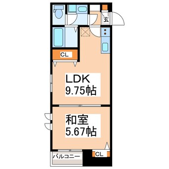 間取図 Lemiek土河原町