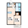 Lemiek土河原町 1LDKの間取り