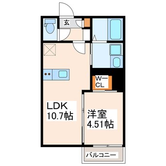 間取図 Lemiek土河原町
