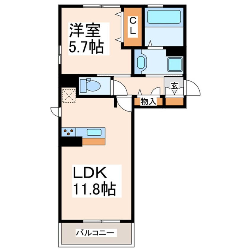 間取図 アレシア