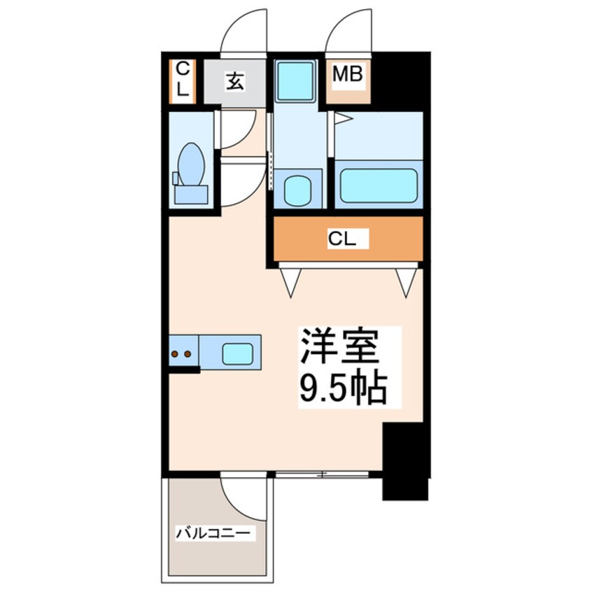 間取図 タウンブルグ新町