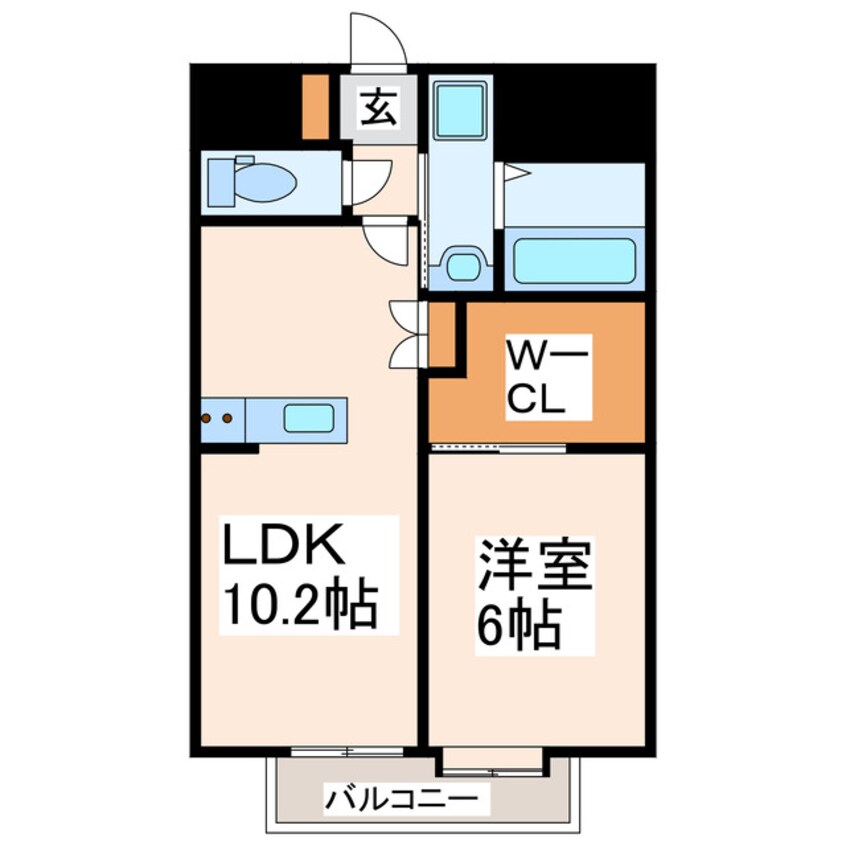 間取図 ロゼ・ブルーム