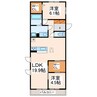 マーレ京町 2LDKの間取り
