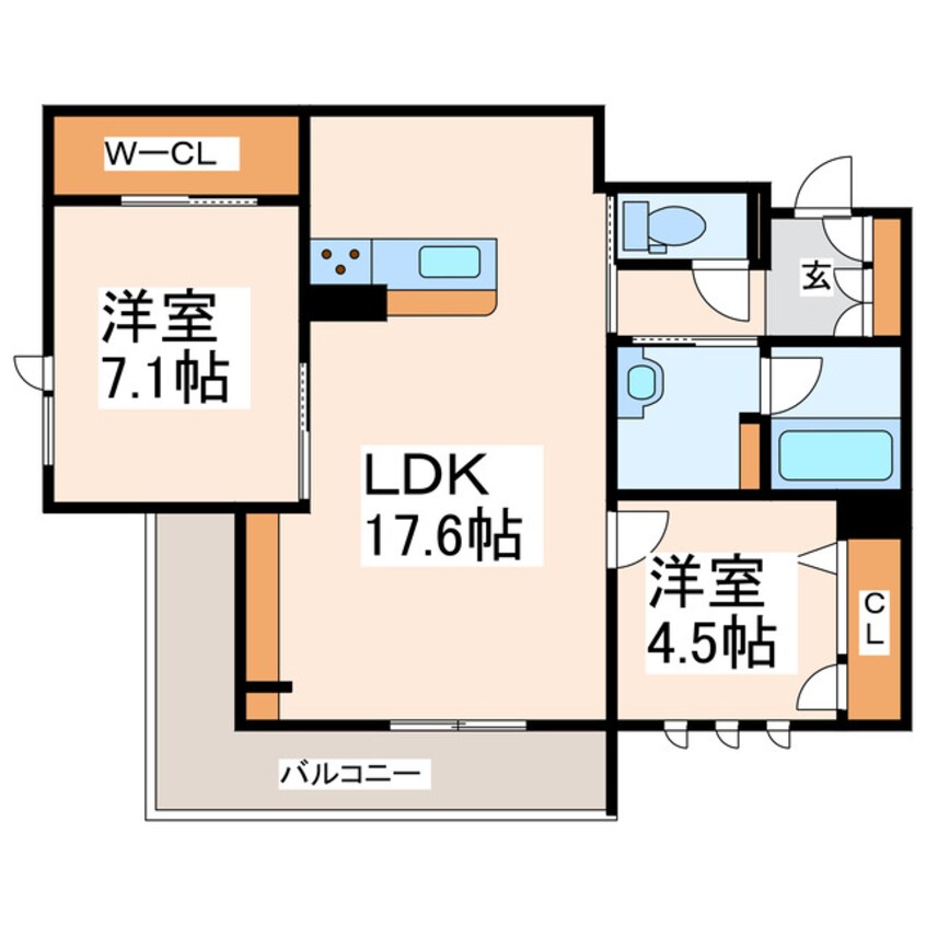 間取図 さくらガーデン出水