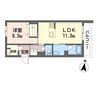 シャーメゾン壺川 1LDKの間取り