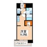 LIBTH新水前寺 1Rの間取り