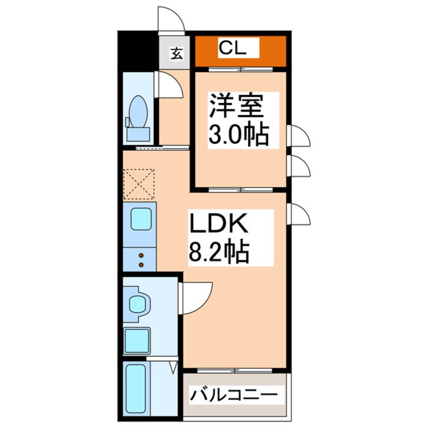 間取図 豊肥本線<阿蘇高原線>/南熊本駅 徒歩12分 1階 建築中