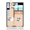 桜井町アパートメント 1LDKの間取り
