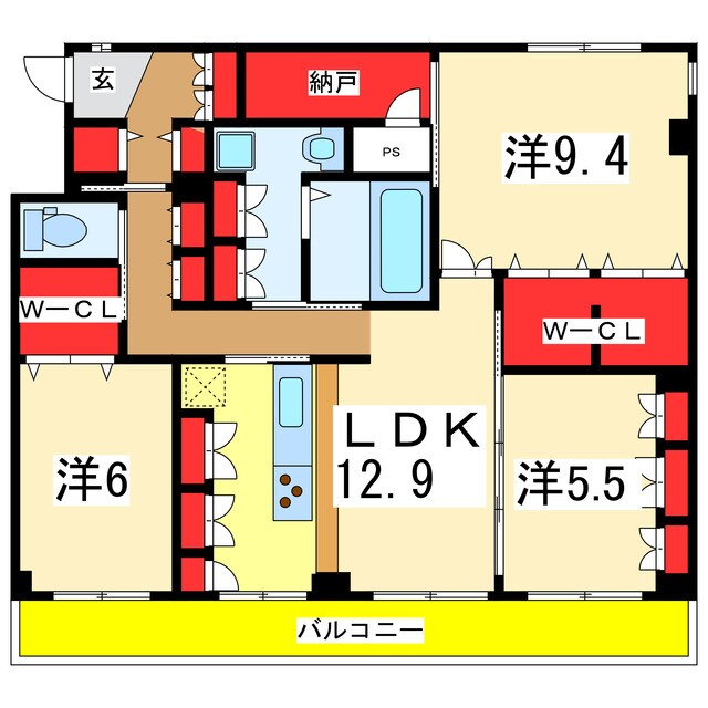 間取り図 メゾン・ド・コリン
