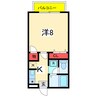 コーポ秀和Ａ 1Kの間取り