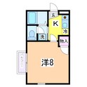 コーポ秀和Ａの間取図