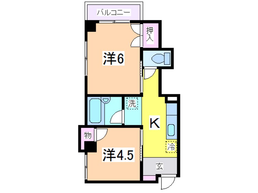 間取図 コープエンドー