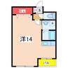 マンション高砂 1Rの間取り