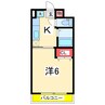 サンライズハイツ 1Kの間取り