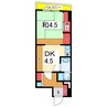 新潟ダイカンプラザ遊学館 1DKの間取り