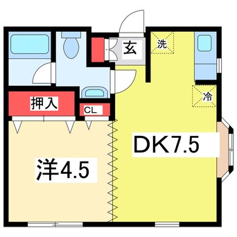 間取図 パレスアクアマリン