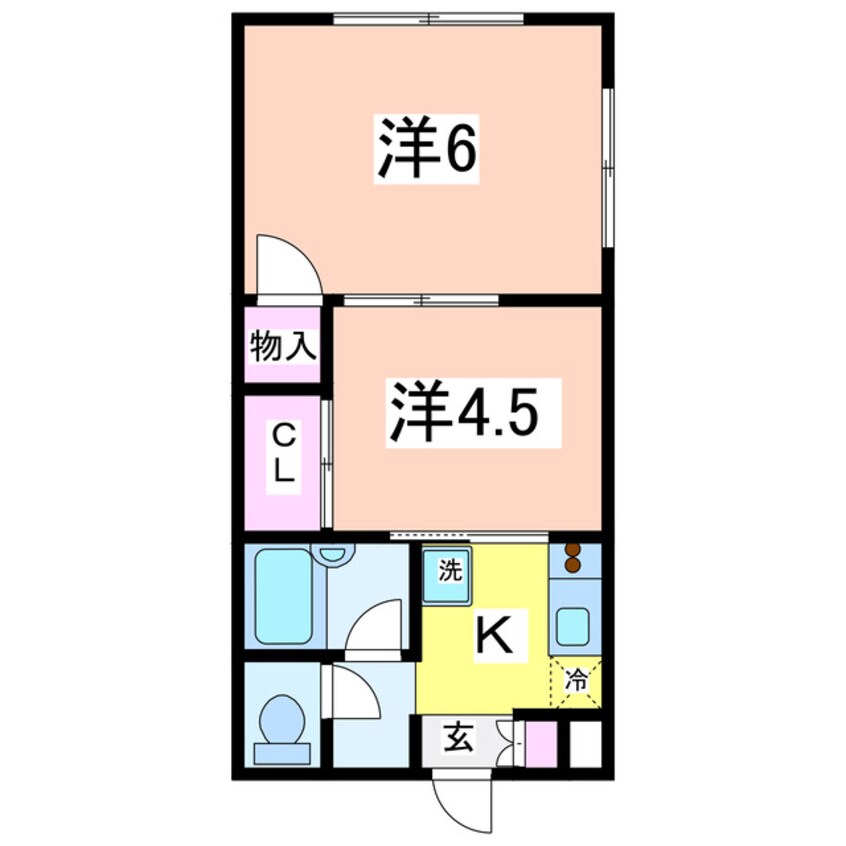 間取図 タウンハウス金衛町Ｂ