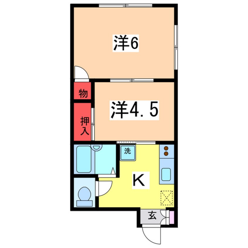 間取図 タウンハウス金衛町Ａ