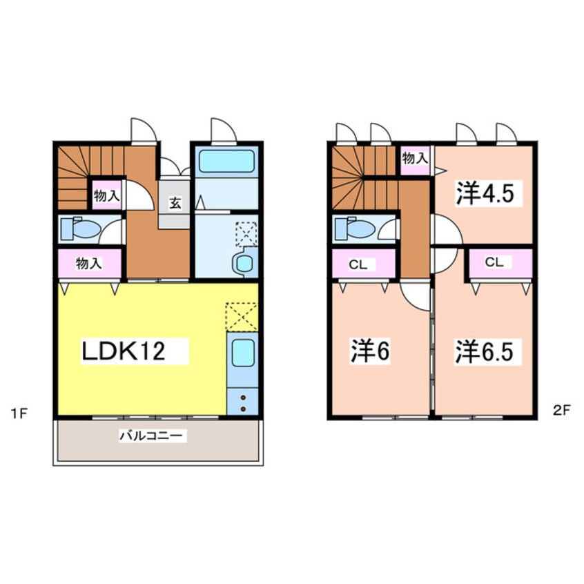 間取図 コーポアザレア関屋A