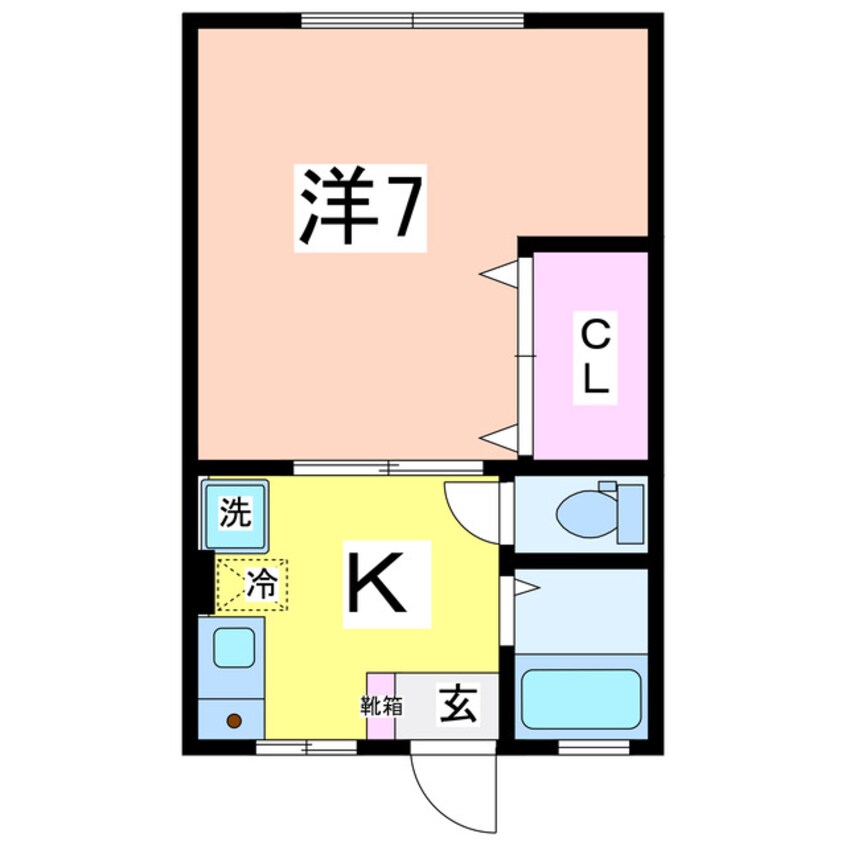 間取図 ＳＡＪＡ関屋昭和町