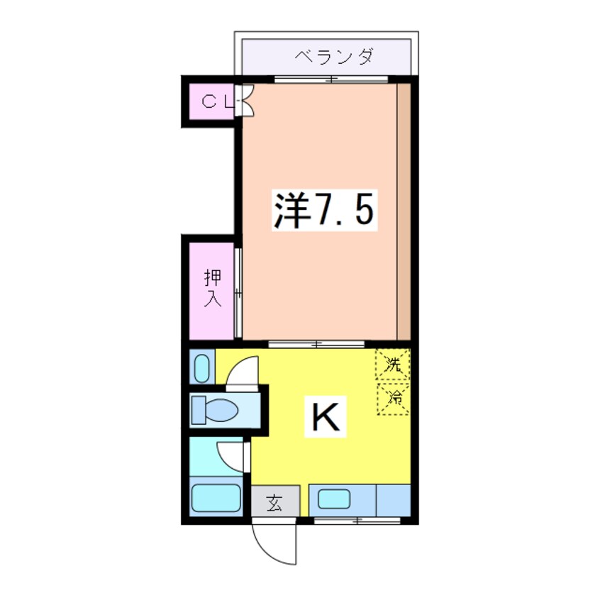 間取図 ハイツ八潮