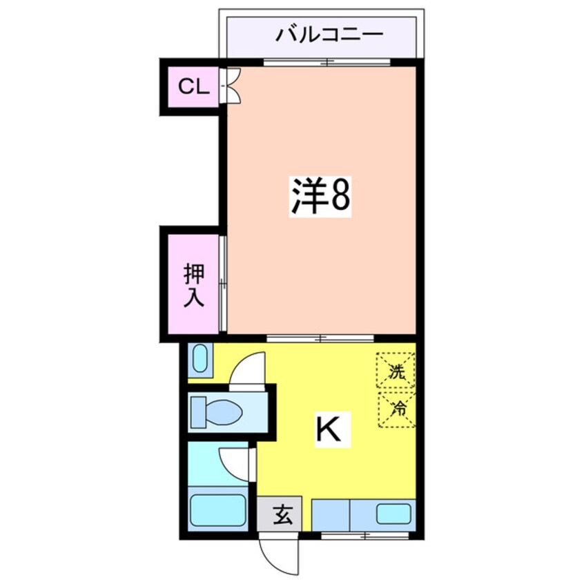 間取図 ハイツ八潮