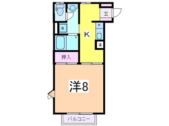 間取図 ヴェルディフクダⅡ