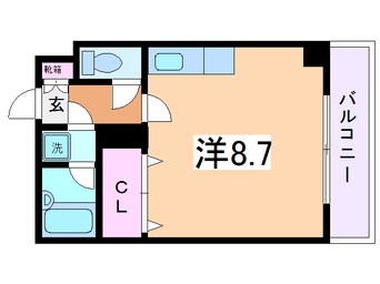 間取図 イズミサンリバー川岸