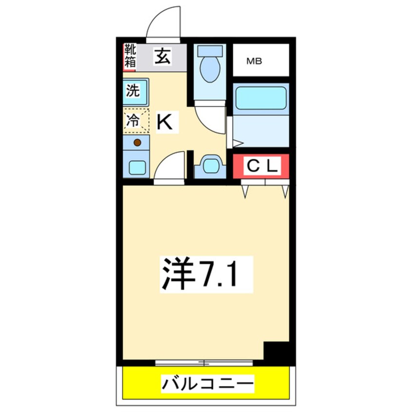 間取図 グランディール壱番館