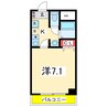 グランディール壱番館 1Kの間取り