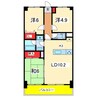 ダイアパレス医学町 3LDKの間取り