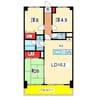 ダイアパレス医学町 3LDKの間取り