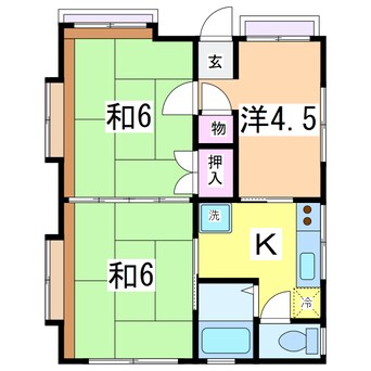 間取図 ハイム本間