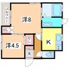 新潟交通バス（新潟市）/関屋本村 徒歩2分 3階 築16年 2Kの間取り