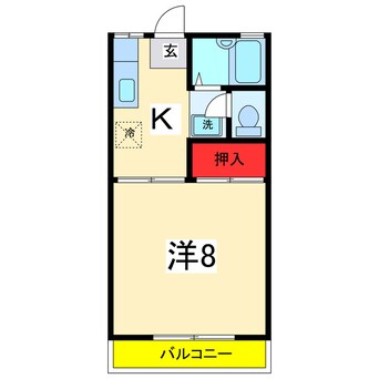 間取図 カーサグリーンスポット