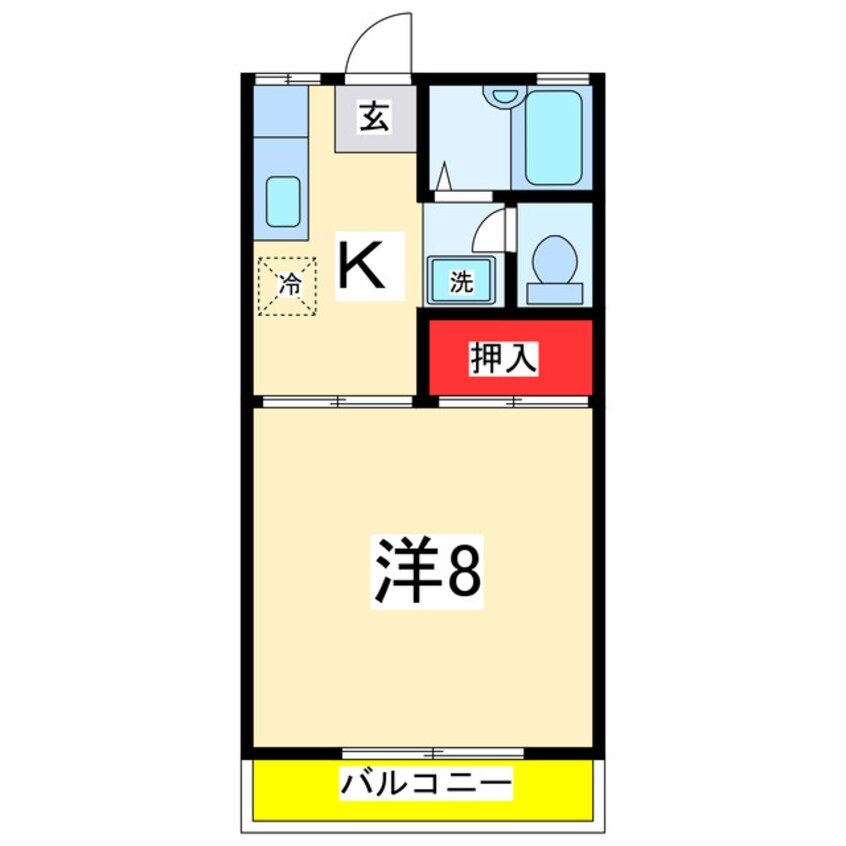 間取図 カーサグリーンスポット