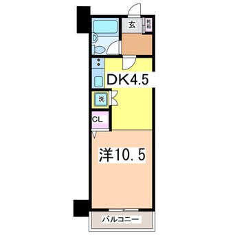 間取図 ダイアパレス万代