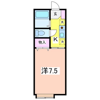 間取図 セジュール関屋田町