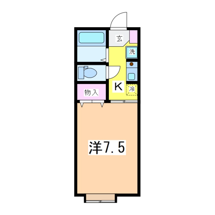 間取図 セジュール関屋田町