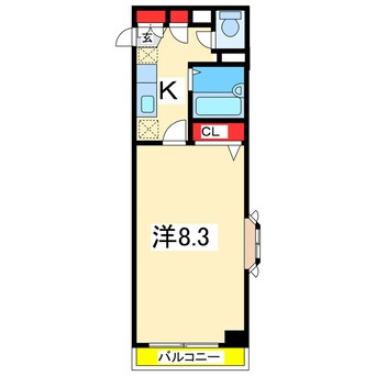 間取図 カナン花園