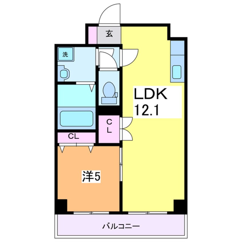 間取図 ＡＳプレミアム関屋金衛町