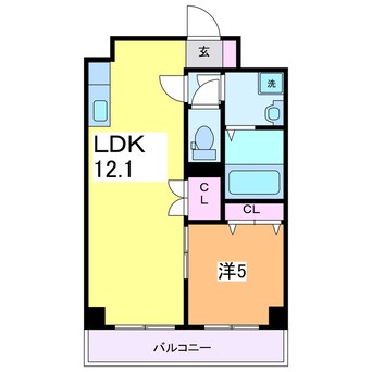 間取図 ＡＳプレミアム関屋金衛町