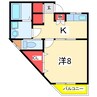 ロイヤルコート浜松町 1Kの間取り