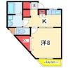 ロイヤルコート浜松町 1Kの間取り