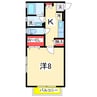 ドルフ 1Kの間取り