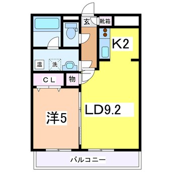 間取図 レガーロ旭町